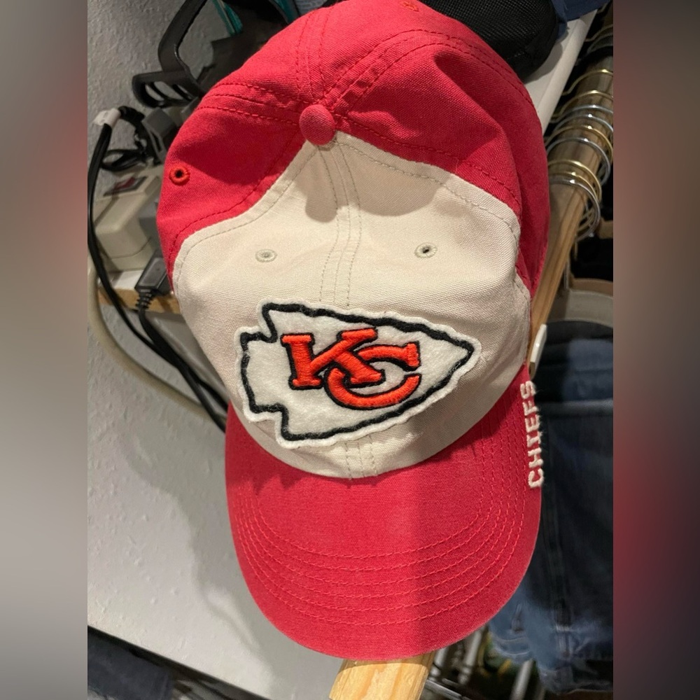 Kansas City Chiefs hat.